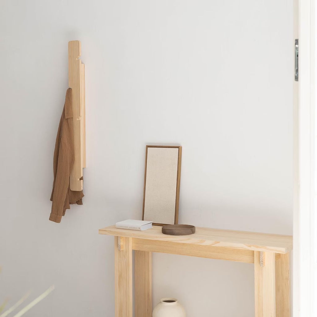 Solid wood wall coat rack, hall and bedroom coat rack - Saona
