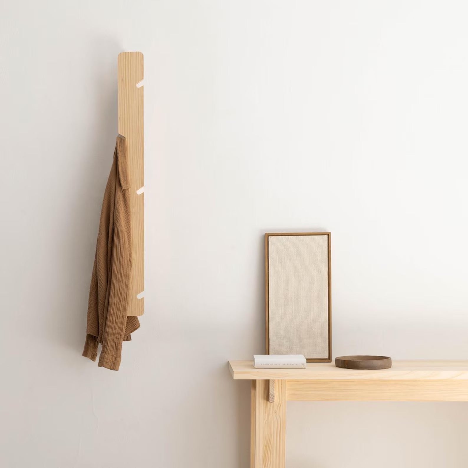 Solid wood wall coat rack, hall and bedroom coat rack - Saona